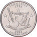 United States, Quarter, Tennessee, 2002, Philadelphia, Copper-Nickel Clad