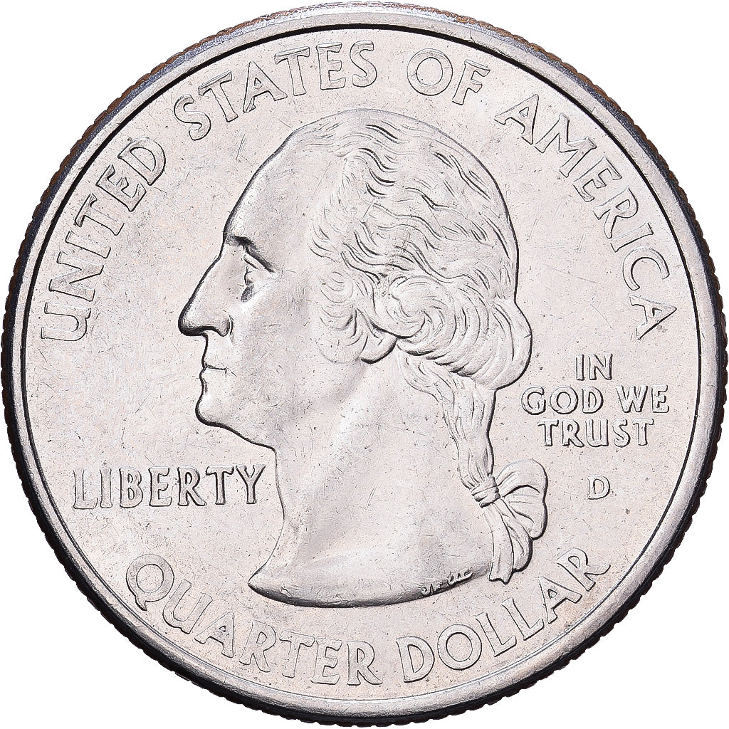 Stati Uniti, Quarter, Indiana, 2002, Denver, Rame ricoperto in rame-nichel