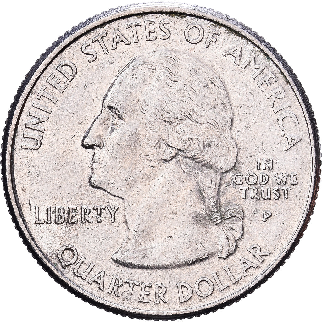 United States, Quarter, Virginia, 2000, Philadelphia, Copper-Nickel Clad Copper