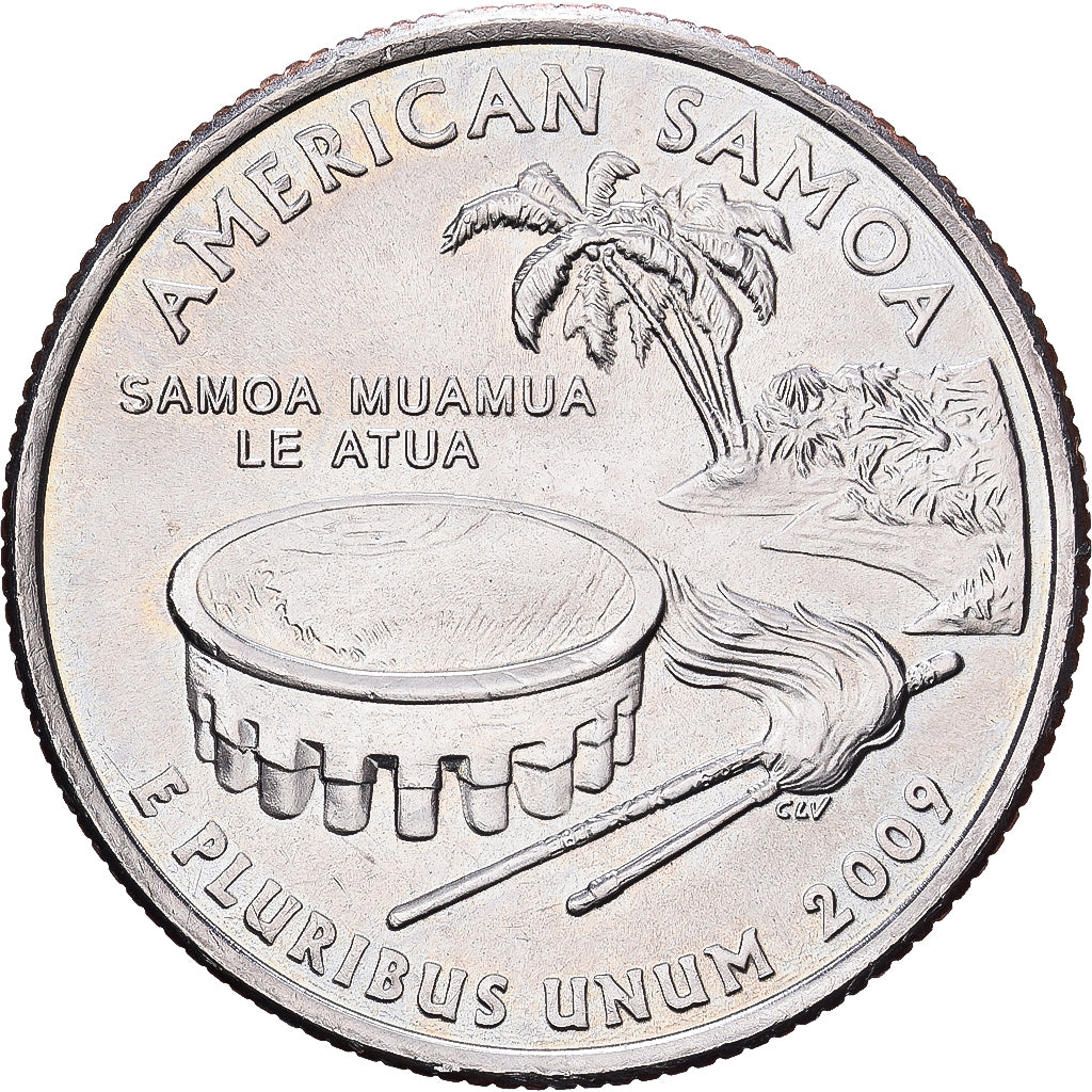 Vereinigte Staaten, Quarter, Quarter Dollar, 2009, Denver, American Samoa
