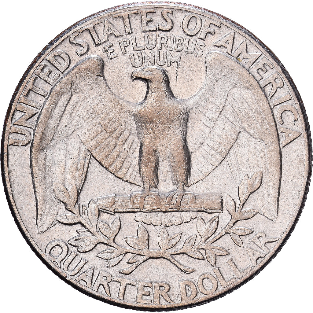 États-Unis, Quarter, Washington Quarter, 1974, Denver, Cupronickel plaqué