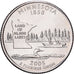 United States, Quarter, Minnesota, 2005, Philadelphia, Copper-Nickel Clad