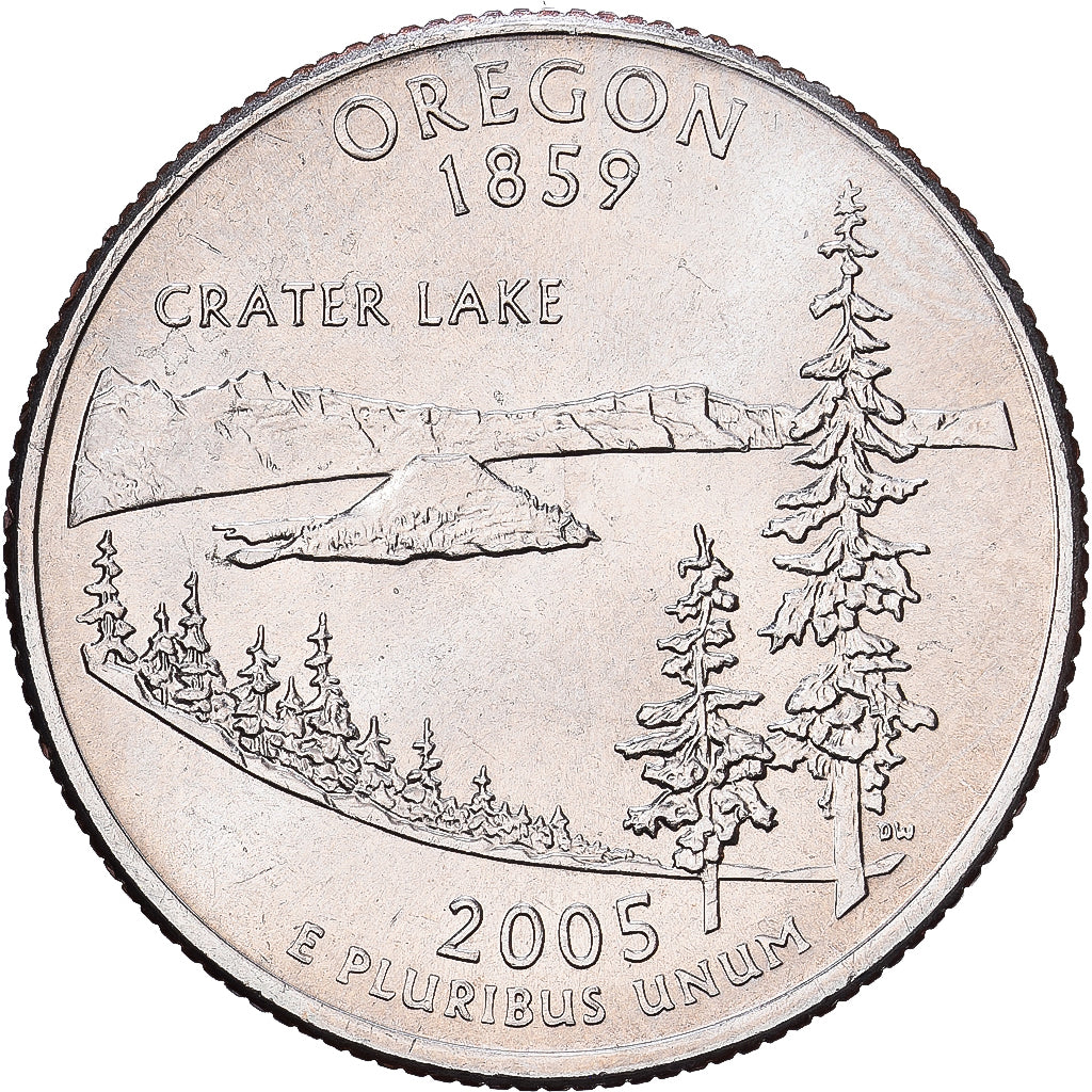 États-Unis, Quarter, Oregon, 2005, Philadelphie, Cupronickel plaqué cuivre