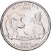 USA, Quarter, Quarter Dollar, 2004, Denver, Wisconsin 1848, Miedź-Nikiel