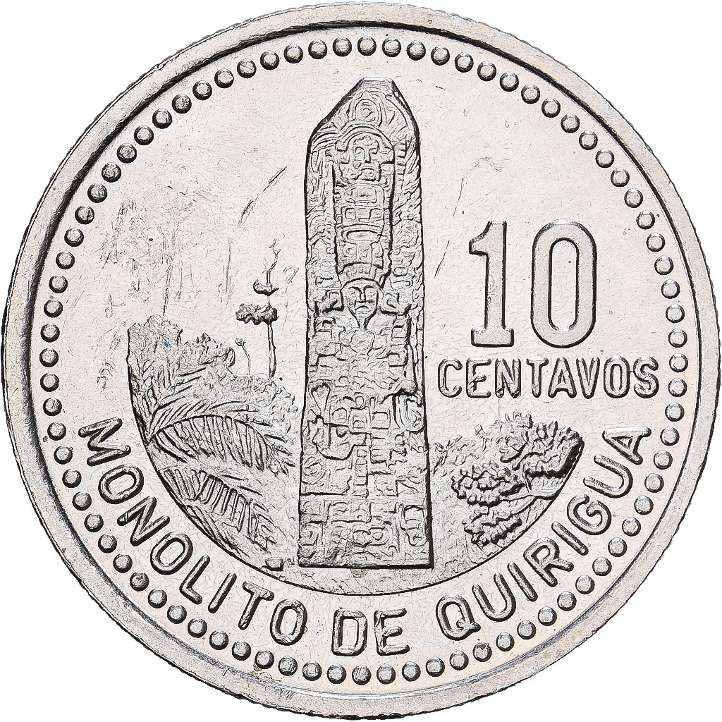 Guatemala, 10 Centavos, 1997, Cupro-nikkel, UNC-, KM:277.6