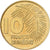 Guinea, 10 Francs, 1985, Brass Clad Steel, MS(63), KM:52