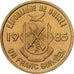 Guinée, Franc, 1985, Brass Clad Steel, SPL, KM:56