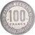 Gabón, 100 Francs, 1972, Paris, Níquel, EBC+, KM:12