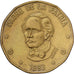 République dominicaine, Peso, 1993, Laiton, TTB, KM:80.2