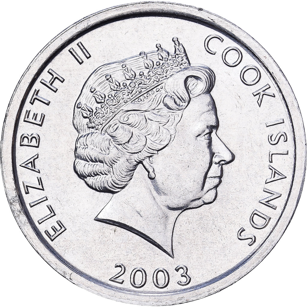 Cookinseln, Elizabeth II, Cent, 2003, Aluminium, UNZ, KM:423
