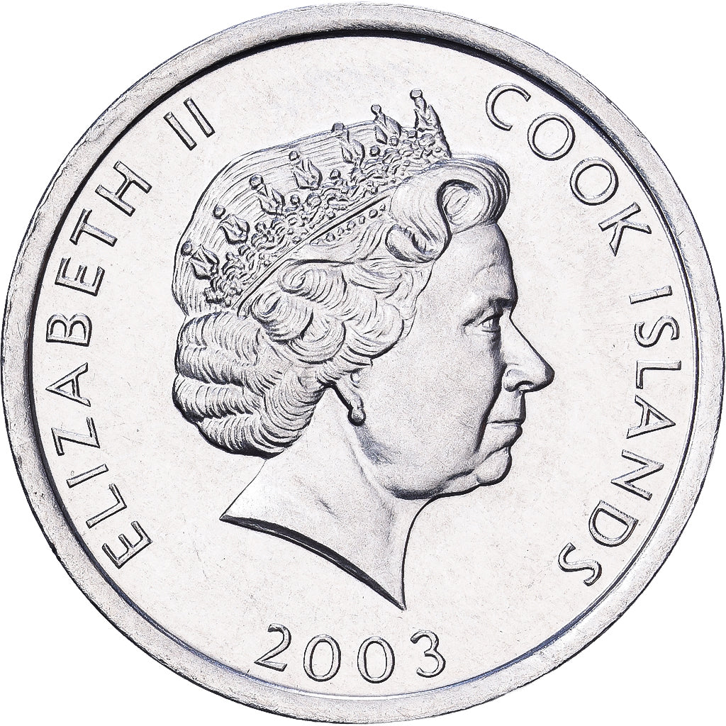 Cookinseln, Elizabeth II, Cent, 2003, Aluminium, UNZ, KM:420