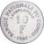 República do Congo, 10 Francs, 1965, Brussels, Alumínio, EF(40-45), KM:1