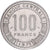 República Democrática do Congo, 100 Francs, 1971, Paris, Níquel, EF(40-45)