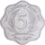 États des Caraïbes orientales, Élisabeth II, 5 Cents, 1981, Aluminium, TTB