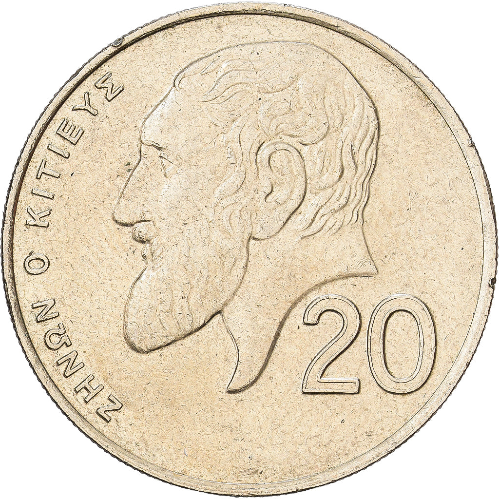 Zypern, 20 Cents, 1994, Nickel-brass, SS, KM:62.2