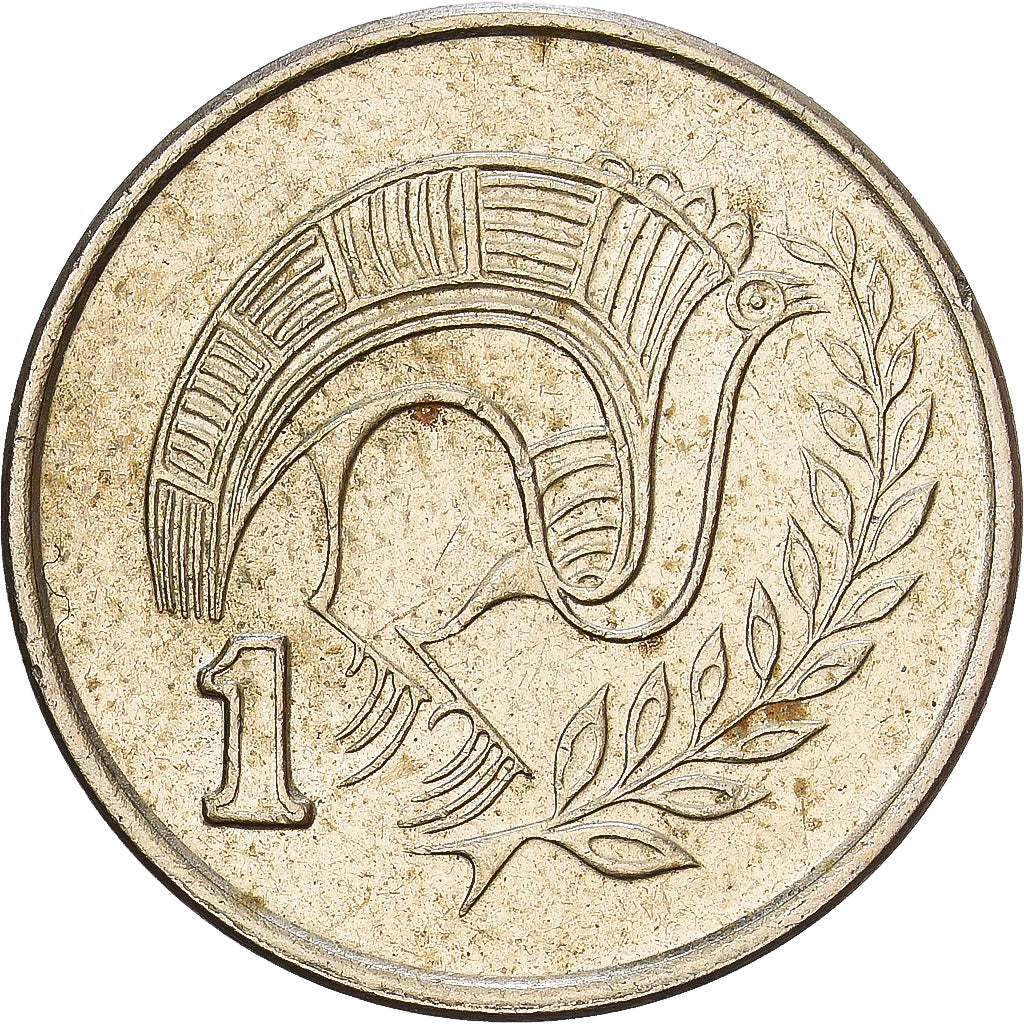 Zypern, Cent, 1992, Nickel-brass, SS+, KM:53.3