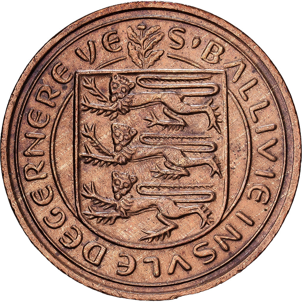 Guernsey, Elizabeth II, 2 Pence, 1979, Bronzen, PR, KM:28