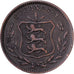 Guernsey, 8 Doubles, 1910, Heaton, Bronce, MBC, KM:7