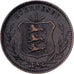Guernsey, 8 Doubles, 1889, Heaton, Bronce, MBC, KM:7