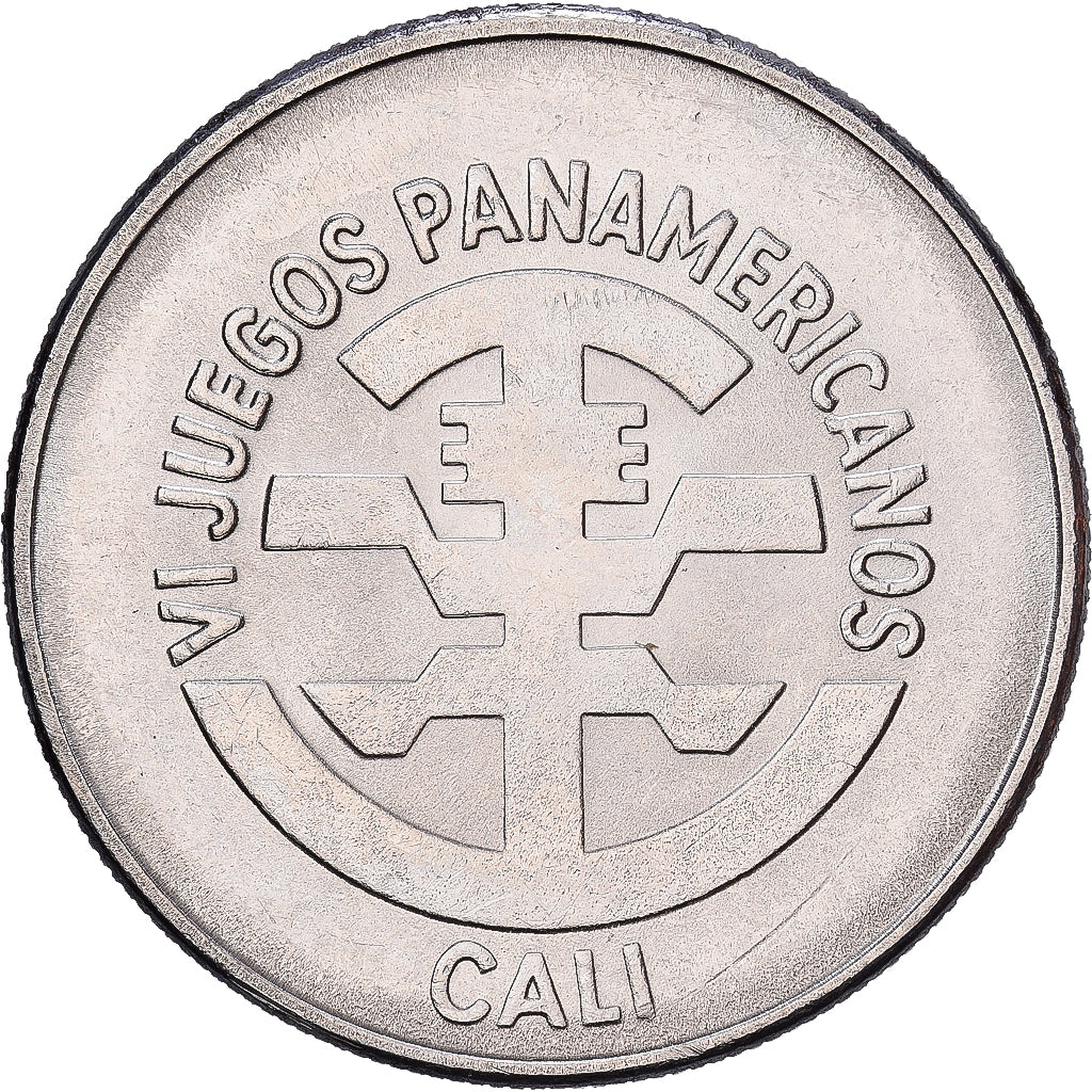 Colombie, 5 Pesos, 1971, Nickel Clad Steel, TTB+, KM:247