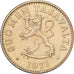 Finlande, 50 Penniä, 1971, Bronze-Aluminium, TTB+, KM:48