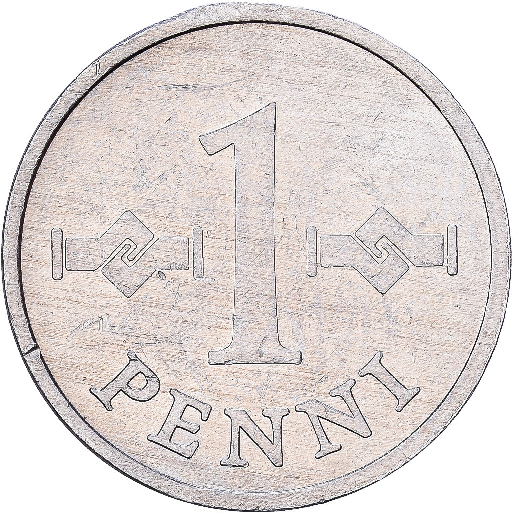 Finland, Penni, 1974, Aluminum, AU(50-53), KM:44a