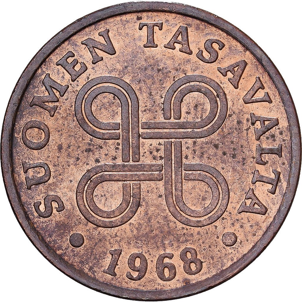 Finlandia, Penni, 1968, Rame, BB, KM:44