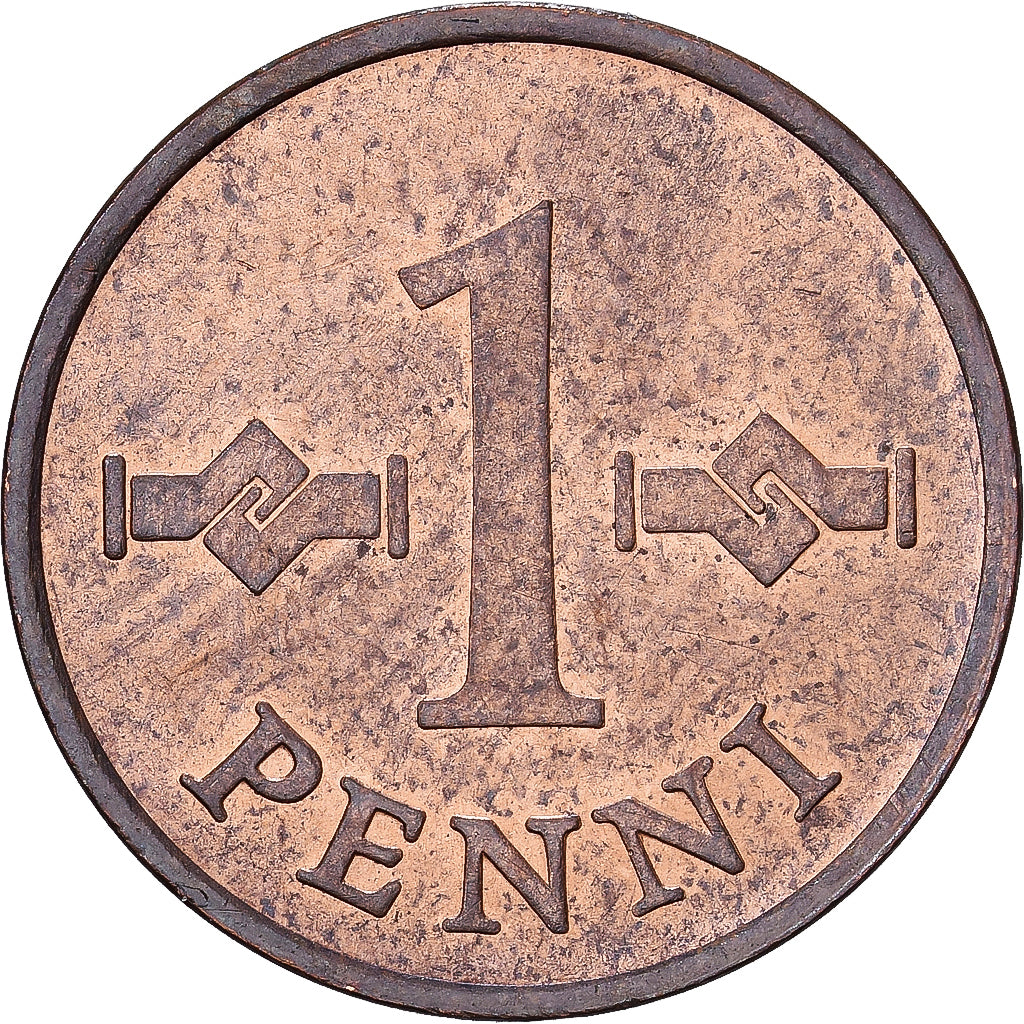 Finlandia, Penni, 1968, Rame, BB, KM:44