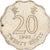 Hong Kong, Elizabeth II, 20 Cents, 1993, Nickel-brass, EF(40-45), KM:67