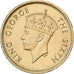 Hong Kong, George VI, 10 Cents, 1950, Mosiądz niklowy, AU(50-53), KM:25