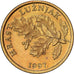 Croatia, 5 Lipa, 1997, Brass plated steel, AU(55-58), KM:5