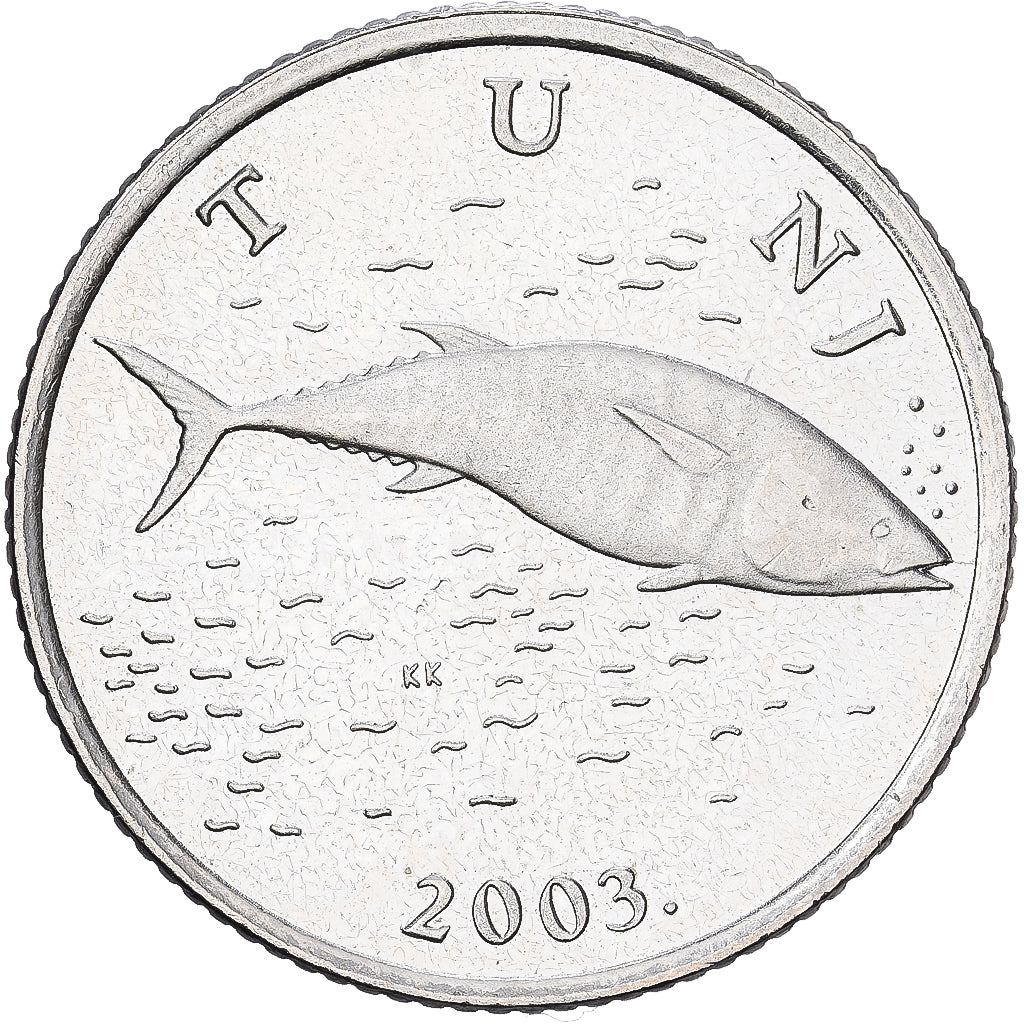 Kroatien, 2 Kune, 2003, Copper-Nickel-Zinc, VZ, KM:10