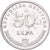Kroatië, 50 Lipa, 1995, Nickel plated steel, ZF, KM:8