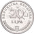 Kroatië, 20 Lipa, 2003, Nickel plated steel, ZF, KM:7