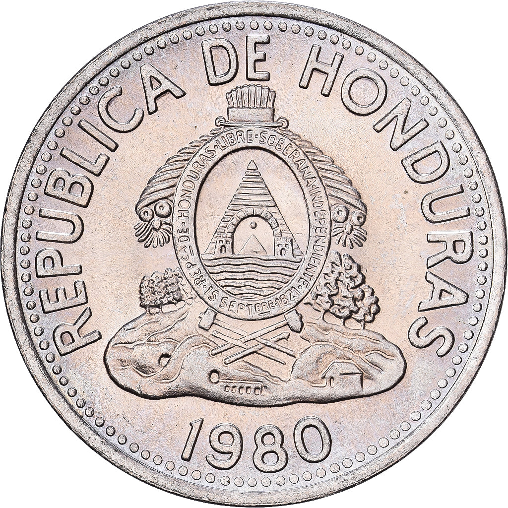 Honduras, 10 Centavos, 1980, Kupfer-Nickel, UNZ, KM:76.2