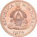 Honduras, 2 Centavos, 1974, Copper Clad Steel, MS(64), KM:78a
