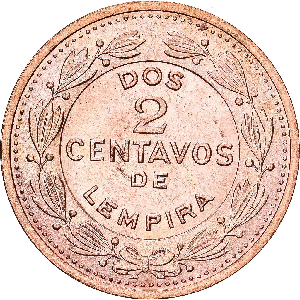Honduras, 2 Centavos, 1974, Copper Clad Steel, MS(64), KM:78a