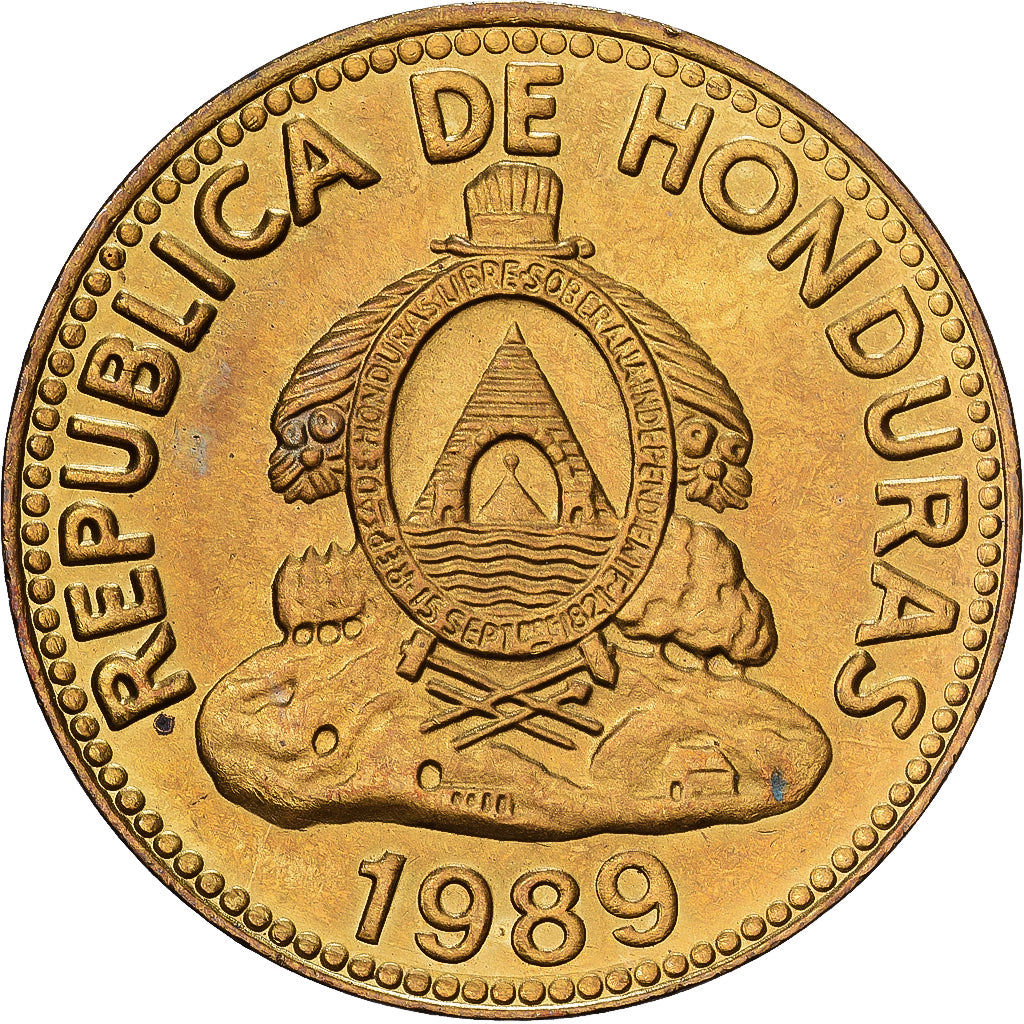 Honduras, 10 Centavos, 1989, Tin, UNC-, KM:76.1a