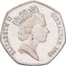 Gibilterra, Elizabeth II, 50 Pence, 1995, Rame-nichel, SPL-, KM:336