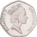 Gibraltar, Elizabeth II, 50 Pence, 1994, Copper-nickel, AU(55-58), KM:294