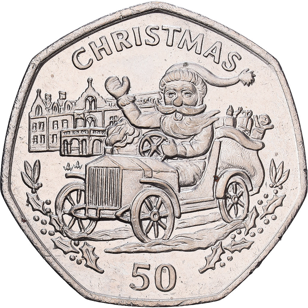 Gibraltar, Elizabeth II, 50 Pence, 1993, Cupro-nikkel, PR+, KM:190