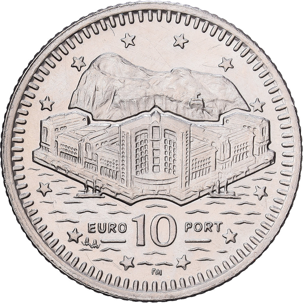 Gibraltar, Élisabeth II, 10 Pence, 1999, Cupro-nickel, SPL, KM:776