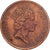 Gibraltar, Élisabeth II, 2 Pence, 1989, Bronze, TTB+, KM:21