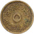 Egypt, 5 Milliemes, 1973, Brass, VF(30-35), KM:432
