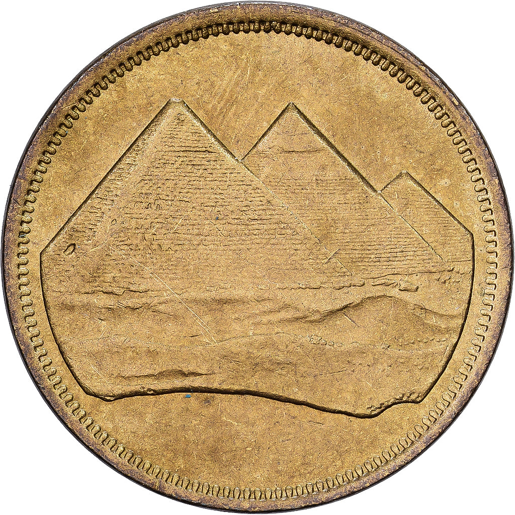 Egypt, 5 Piastres, 1984, Aluminum-Bronze, AU(55-58), KM:555.1