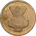 Egipto, 5 Piastres, 1992, Latón, MBC, KM:731