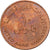 Emirati Arabi Uniti, 10 Fils, 1982, British Royal Mint, Bronzo, SPL, KM:3.1