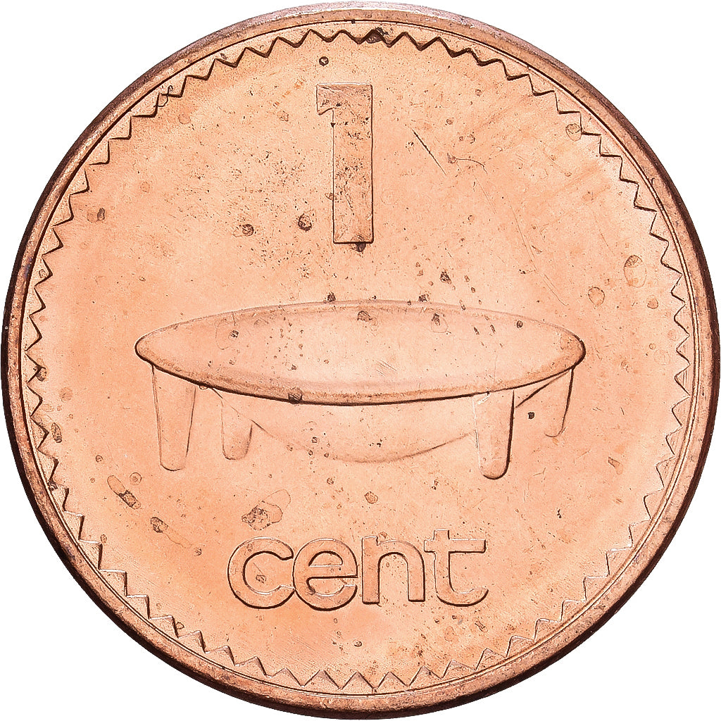 Fidji, Élisabeth II, Cent, 1992, Copper Plated Zinc, SPL, KM:49a