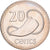 Fiji, Elizabeth II, 20 Cents, 1981, Miedź-Nikiel, MS(64), KM:31