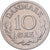 Danemark, Frederik IX, 10 Öre, 1970, Copenhagen, Cupro-nickel, TTB+, KM:849.1